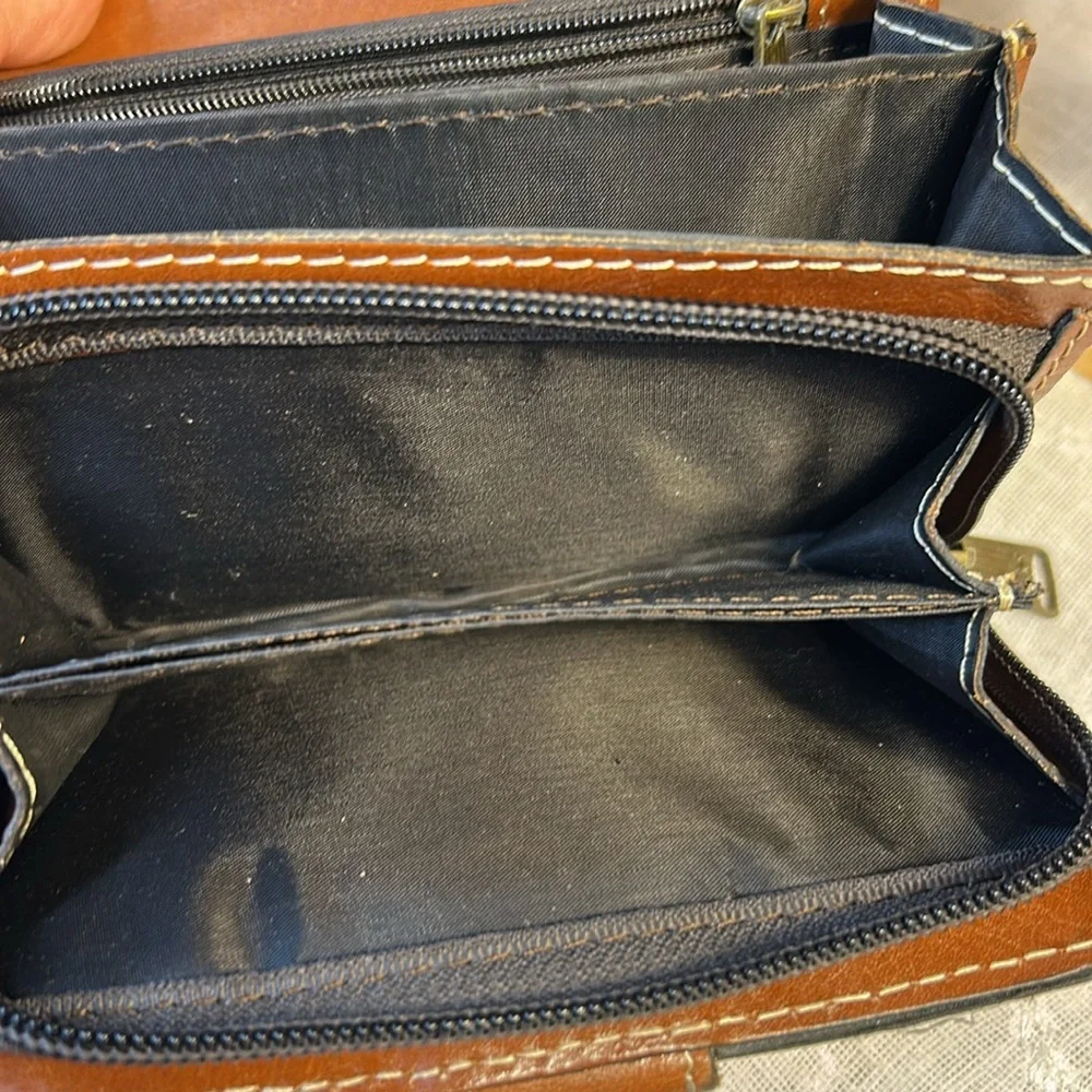 Patricia Nash leather vintage large wallet